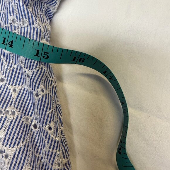 Lilly Pulitzer Tori Dress Size 8 Crew Blue Floral Eyelet NWT - Picture 14 of 15